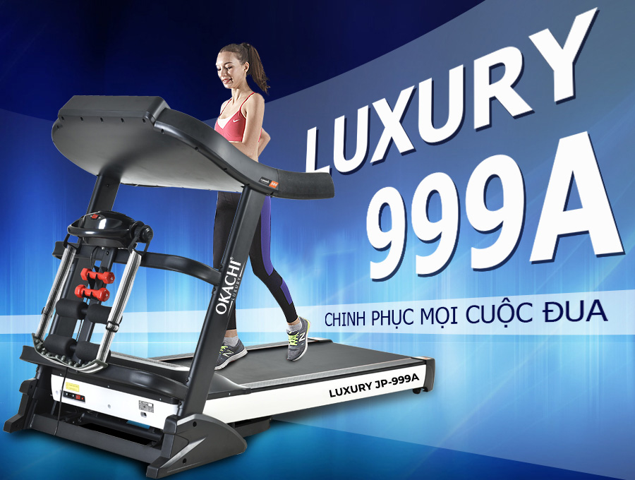 Máy chạy bộ đa năng OKACHI LUXURY JP-999A (Dòng Cao Cấp)